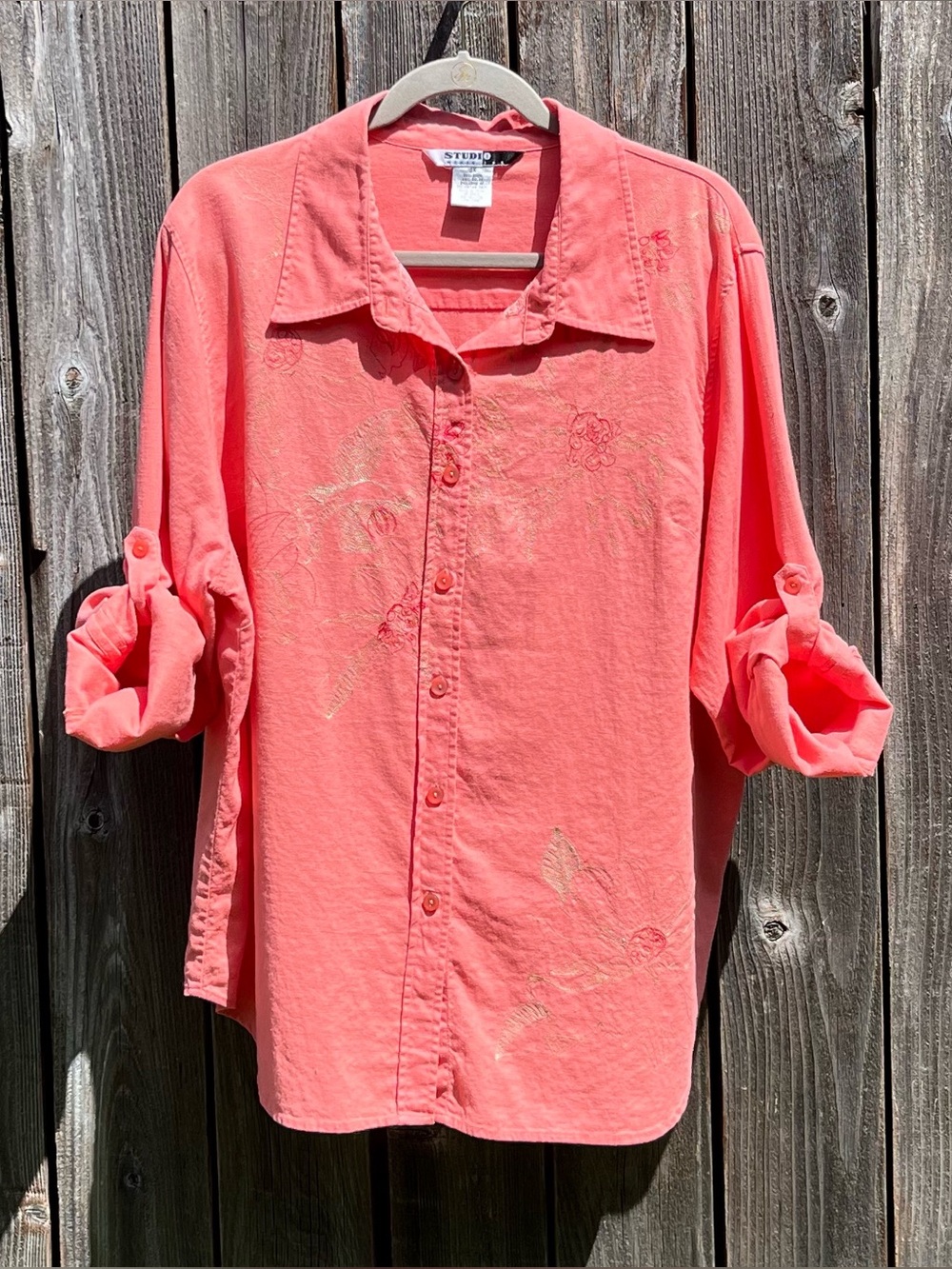 Studio woman JPR linen blend top size 2X